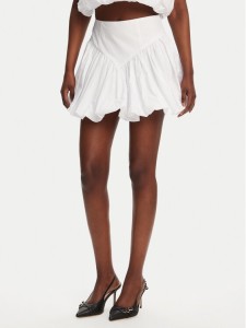 Bardot Spódnica mini Lissett Poplin 59796SB Biały Regular Fit