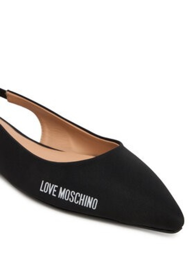 LOVE MOSCHINO Baleriny JA11021G1NIM000036 Czarny