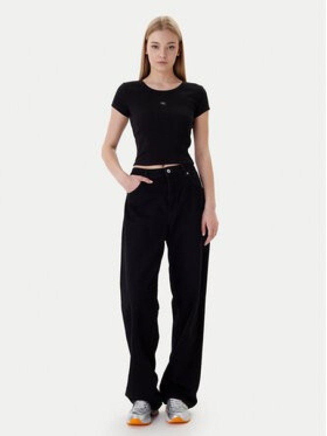 Calvin Klein Jeans T-Shirt LV047C200G Czarny Slim Fit