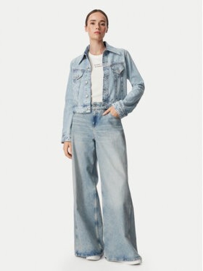 BOSS Kurtka jeansowa 50564451 Niebieski jasny Regular Fit