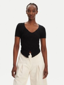 PINKO Sweter Falterona Maglia 104625 A2E6 Czarny Regular Fit