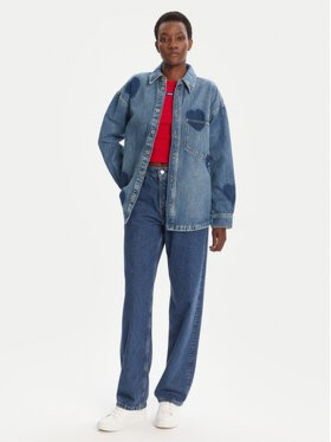 HUGO Koszula jeansowa Garesa_2_B 50544492 Niebieski Relaxed Fit