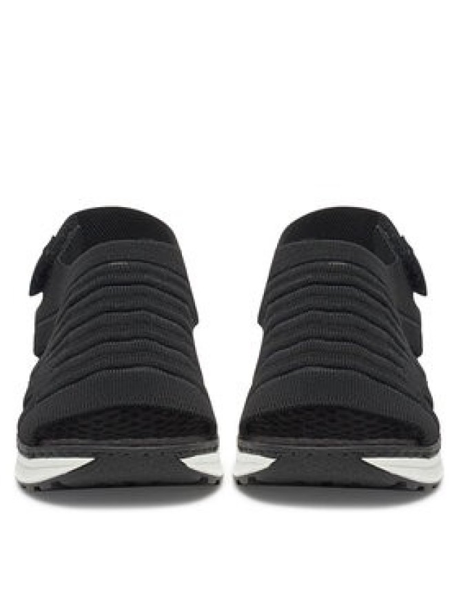 Rieker Sandały 65662-00 Czarny