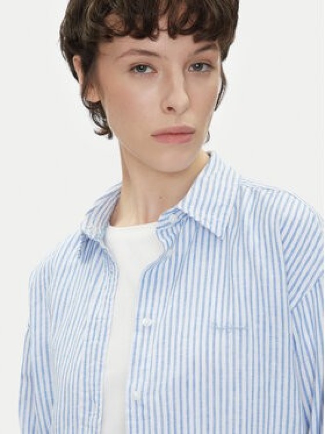 Pepe Jeans Koszula Dream PL305033 Niebieski Loose Fit