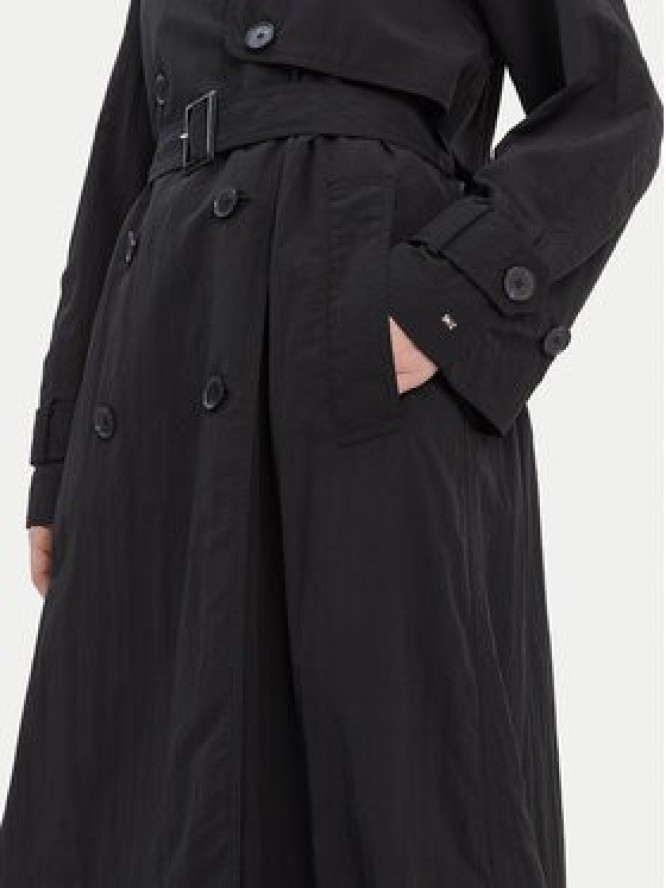 Tommy Hilfiger Trencz WW0WW45632 Czarny Oversize