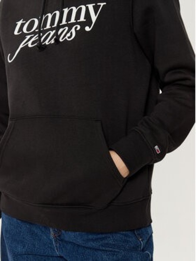Tommy Jeans Bluza DW0DW20170 Czarny Regular Fit