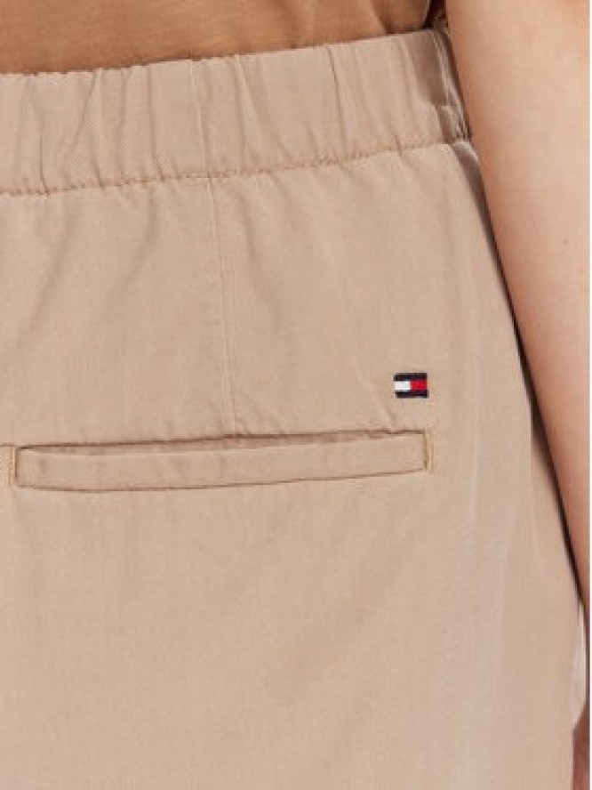 Tommy Hilfiger Szorty materiałowe WW0WW44762 Beżowy Regular Fit