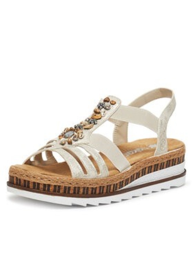 Rieker Sandały V7949-90 Granatowy