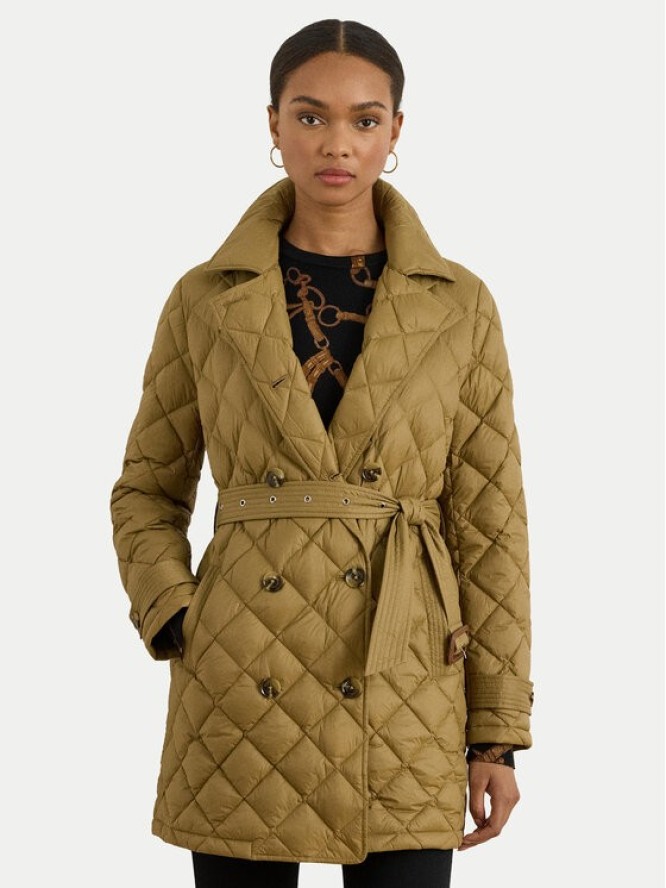 LAUREN RALPH LAUREN Kurtka puchowa 297979514002 Brązowy Straight Fit