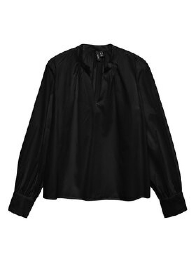 Vero Moda Bluzka Fanni 10336937 Czarny Loose Fit