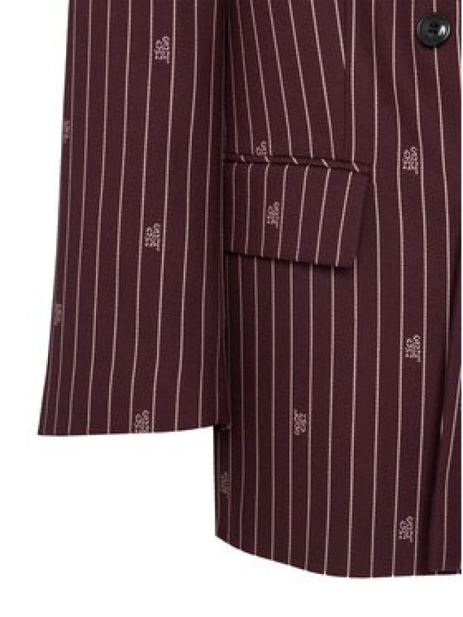 HUGO Marynarka Antegi 50554428 Bordowy Relaxed Fit