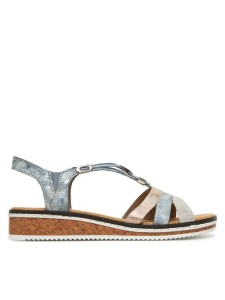 Rieker Sandały V36G4-40 Niebieski