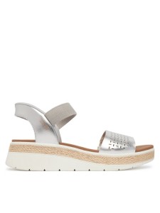 Skechers Sandały Bobs Sun Ray 114415/SIL Srebrny