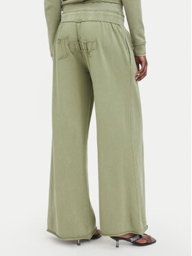 Juicy Couture Spodnie dresowe JCWBJ226321 Khaki Relaxed Fit