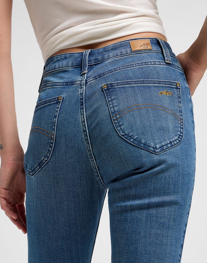 DAMSKIE SPODNIE LEE CBL HR SKINNY EUR SO CHIC L34GUZE28 112340591