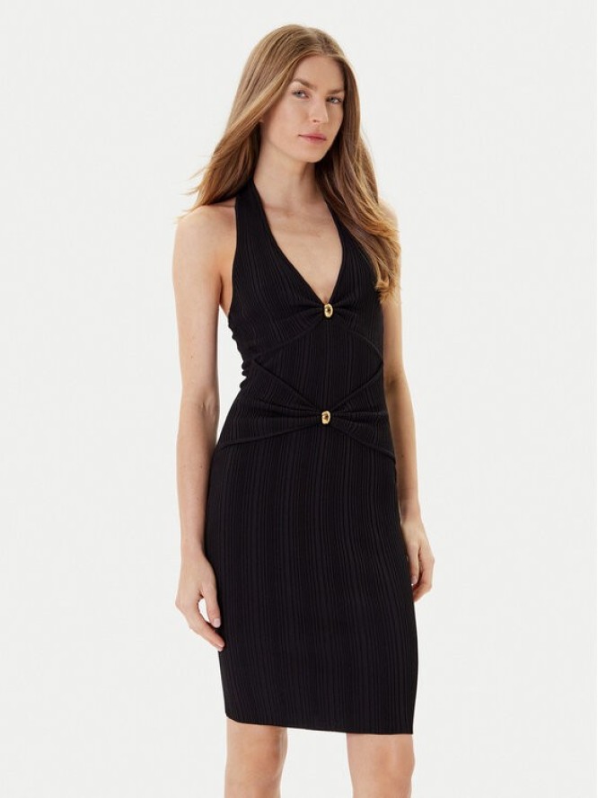 Marciano Guess Sukienka dzianinowa 5YGK17 5875Z Czarny Regular Fit