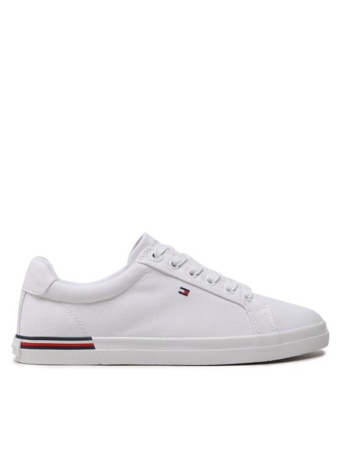 Tommy Hilfiger Tenisówki Essential Stripes Sneaker FW0FW06954 Biały