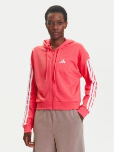 adidas Bluza Essentials 3-Stripes KE4388 Różowy Regular Fit