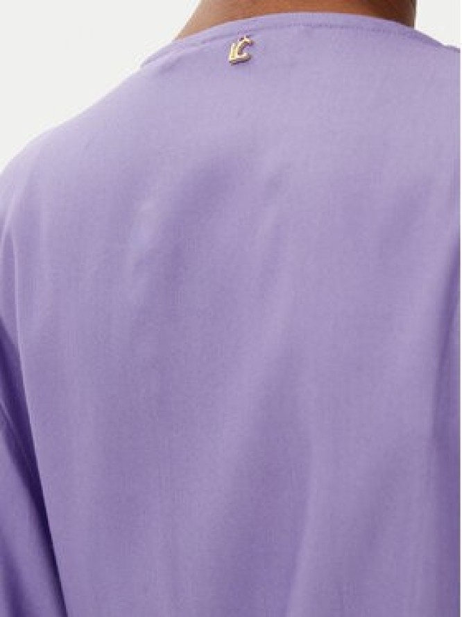 LOLA CASADEMUNT Sukienka letnia LS2516035 Fioletowy Regular Fit