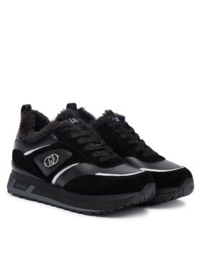 Liu Jo Sneakersy Maxi Wonder 97 BF6005 PX587 Czarny