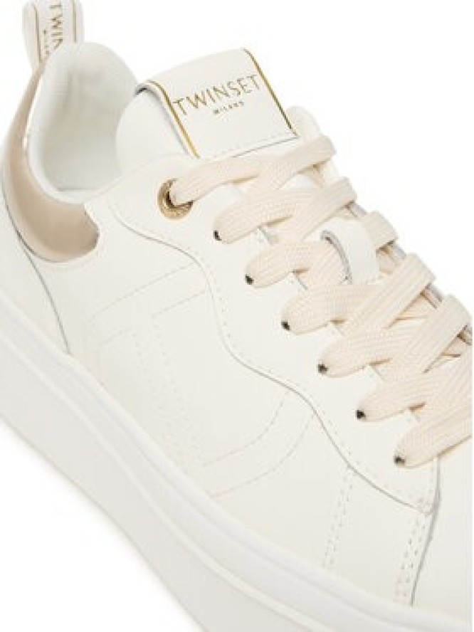 TWINSET Sneakersy 252TCP024 Biały