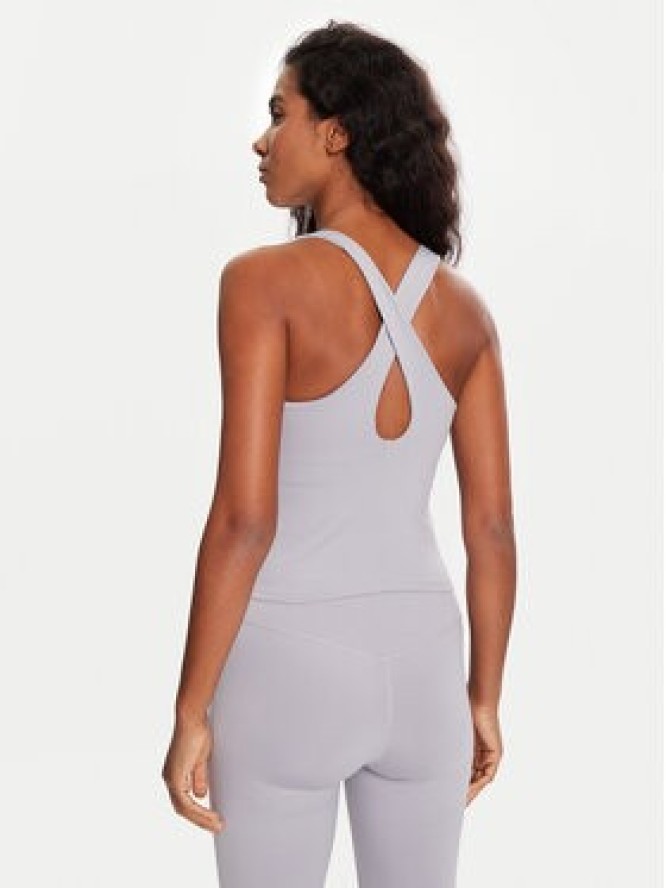 Girlfriend Collective Top Zoe 1024 Fioletowy Slim Fit