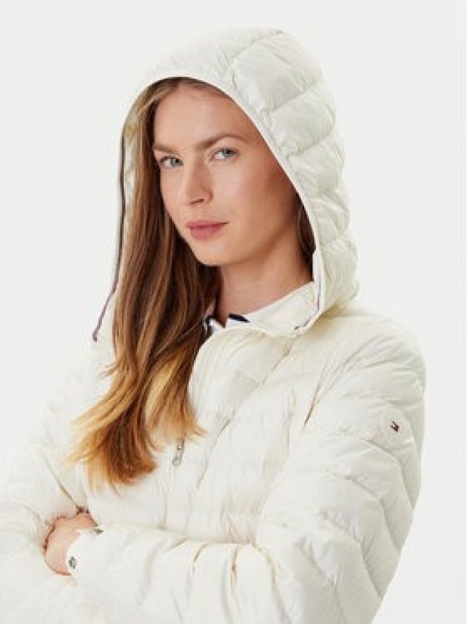 Tommy Hilfiger Kurtka puchowa WW0WW46788 Écru Regular Fit