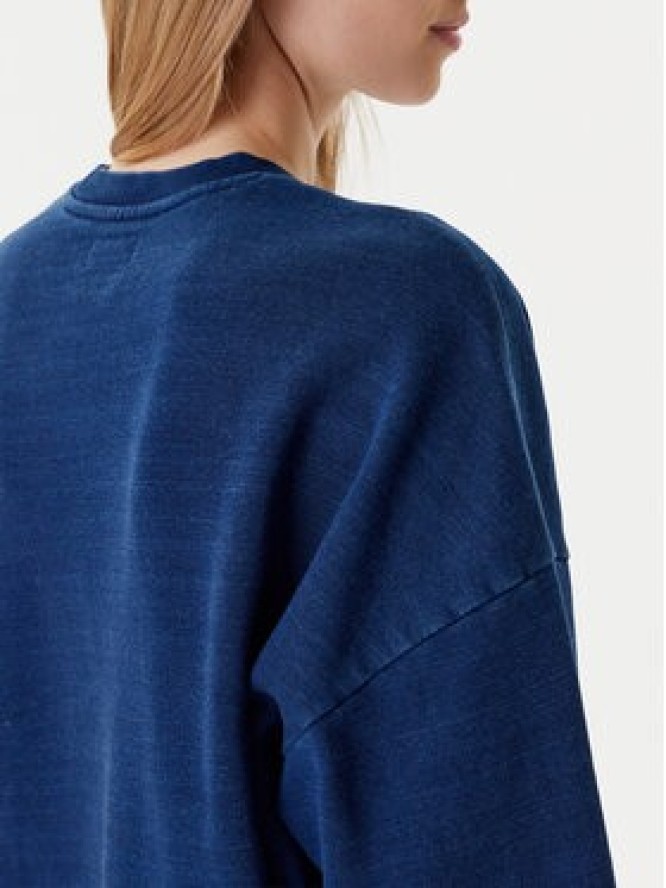 Guess Jeans Bluza W5YQ12 KCXQ1 Granatowy Oversize