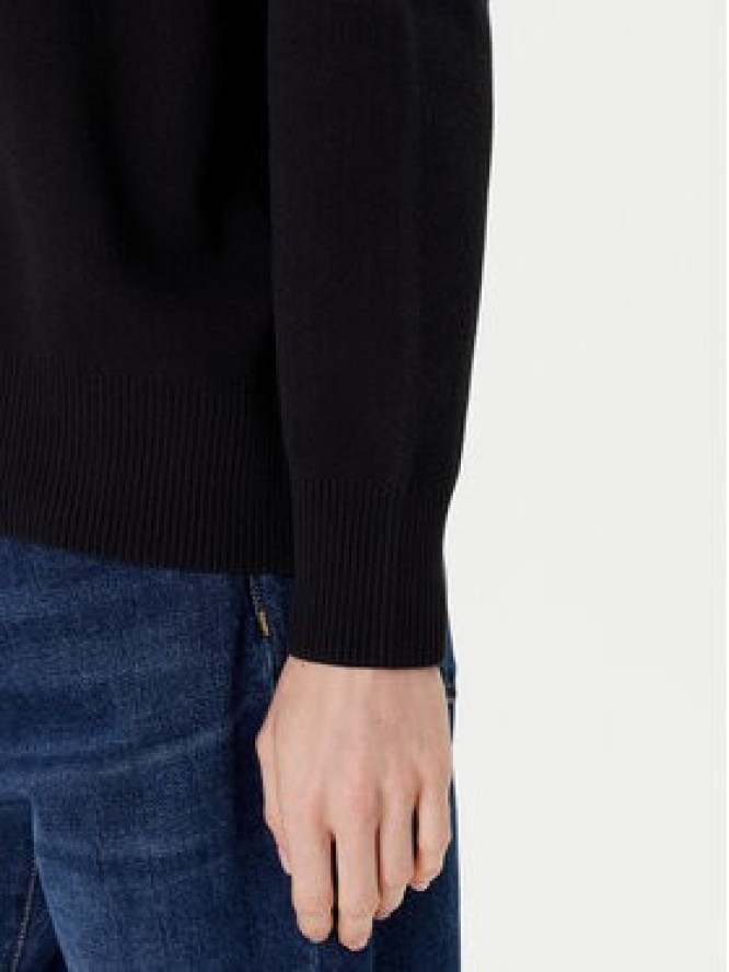 HUGO Sweter Seginy 50543020 Czarny Regular Fit
