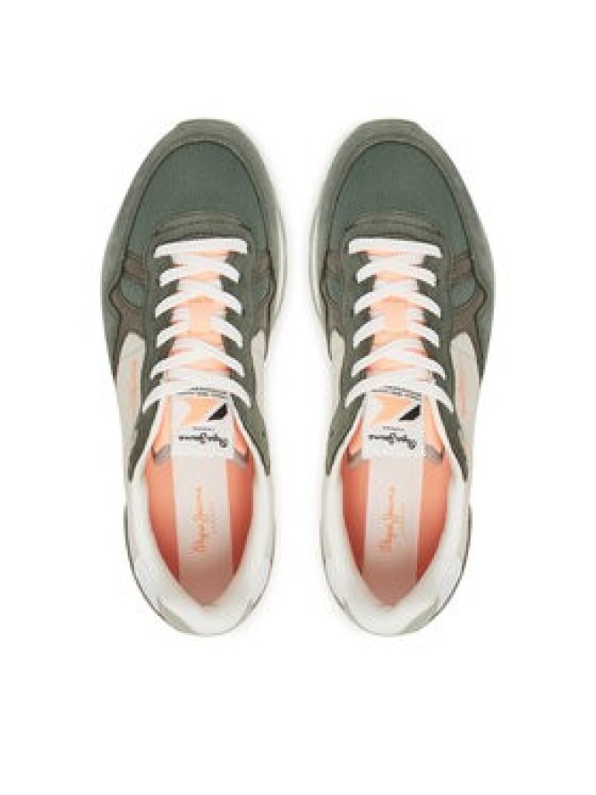 Pepe Jeans Sneakersy Brit Camp W PLS40038 Zielony