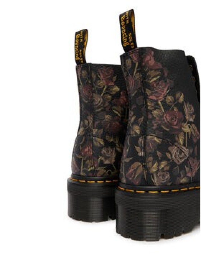 Dr. Martens Trapery Sinclair Decayed Roses Tumbled Nappa DM32050001 Czarny