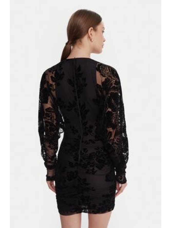 PINKO Sukienka koktajlowa Roulette 105624 A2QD Czarny Regular Fit