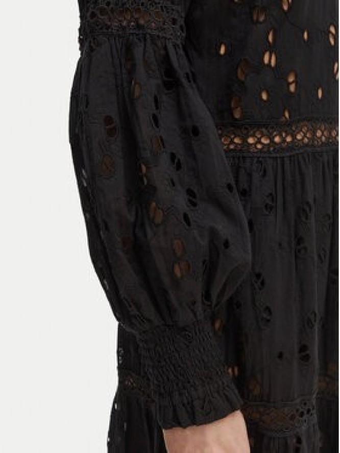 Iconique Sukienka letnia Joanna IC26-008 Czarny Regular Fit