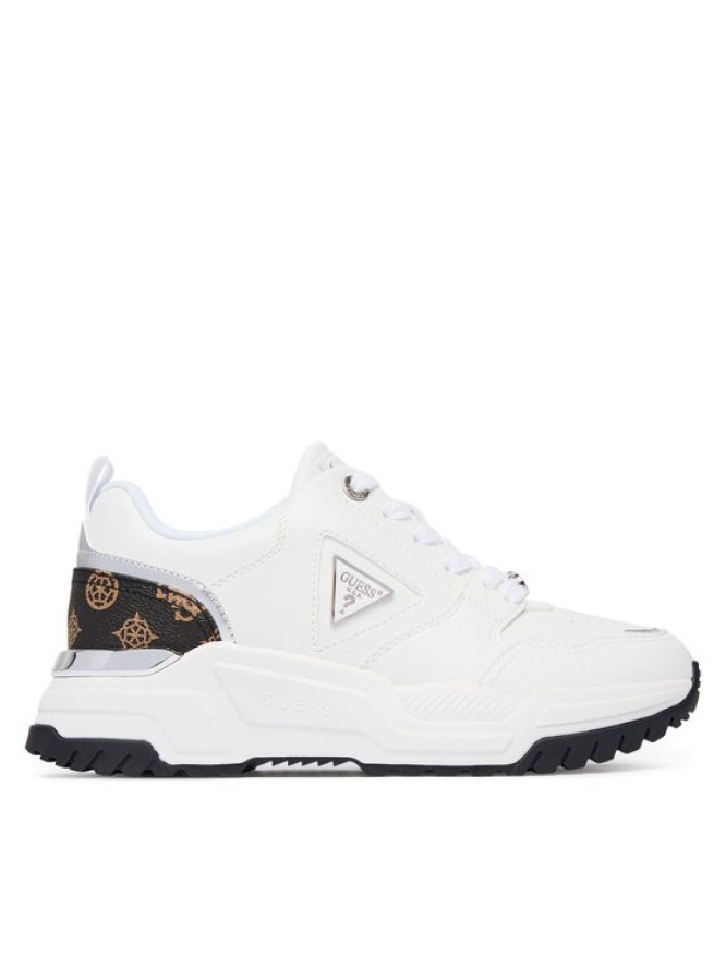Guess Sneakersy FLFHEL ELE12 Biały
