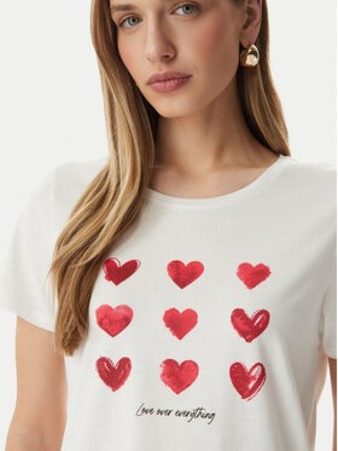 Morgan T-Shirt 261-DONA Biały Regular Fit