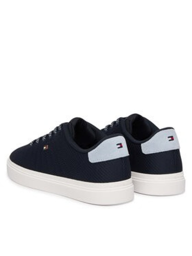 Tommy Hilfiger Sneakersy Knit Cupsole FW0FW09289 Granatowy