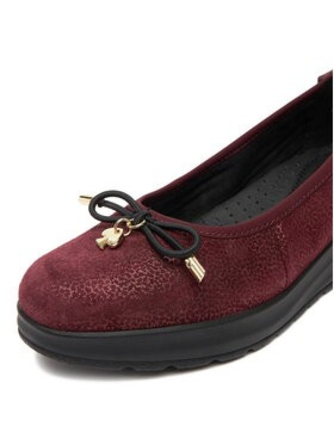 Go Soft Baleriny CEO-WI16-3243-02 Bordowy