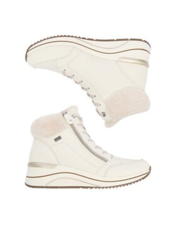 Remonte Trzewiki CEO-D0T77-80 Écru