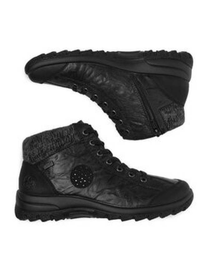 Rieker Trzewiki CEO-L7110-01 Czarny