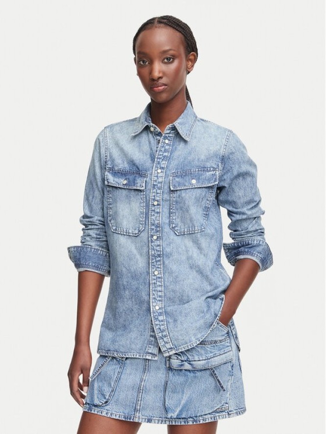 G-Star Raw Koszula jeansowa 2-pkt D30440-D539 Niebieski Regular Fit
