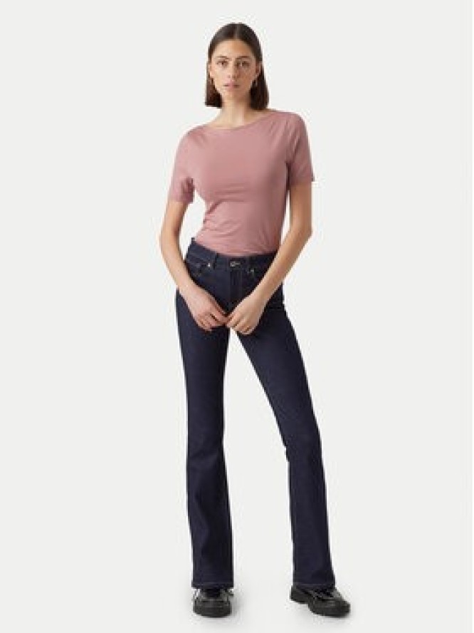 Vero Moda T-Shirt Panda 10231753 Różowy Regular Fit