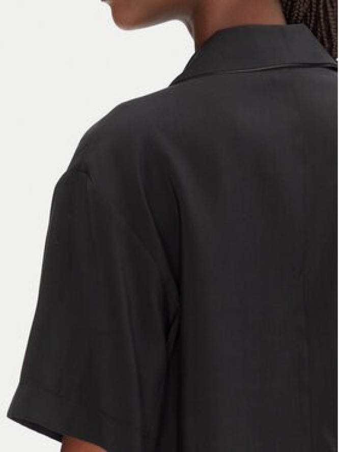 ACCESS FASHION Koszula 53-7043-405 Czarny Loose Fit