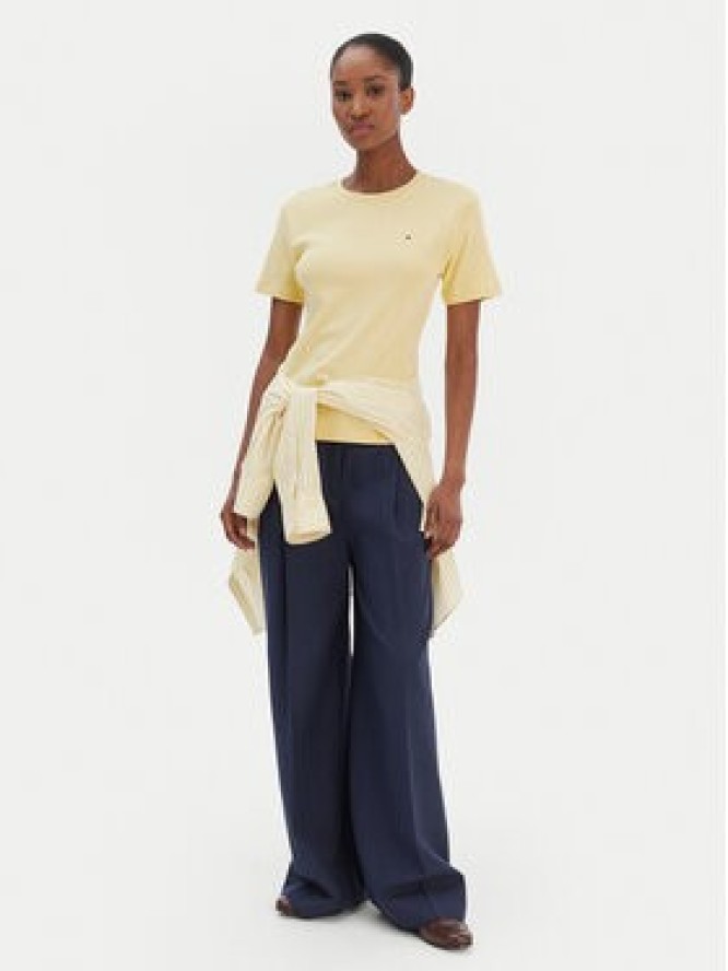 Tommy Hilfiger T-Shirt New Cody WW0WW40587 Żółty Slim Fit