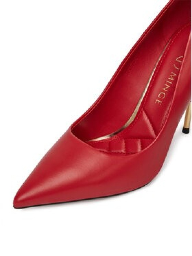 Eva Minge Czółenka THYME-LT934-35 Czerwony