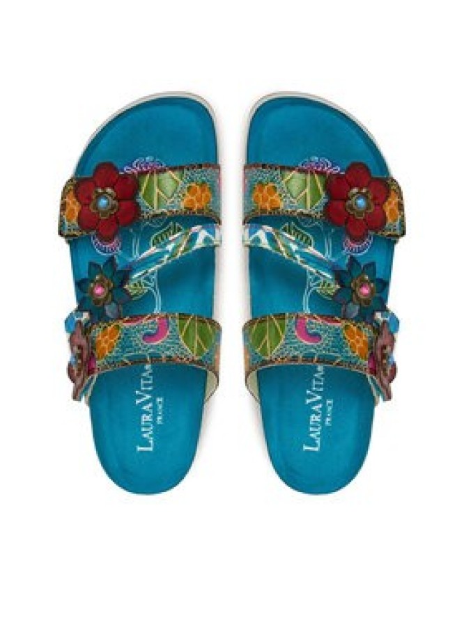 Laura Vita Klapki Brcyano 16 Niebieski