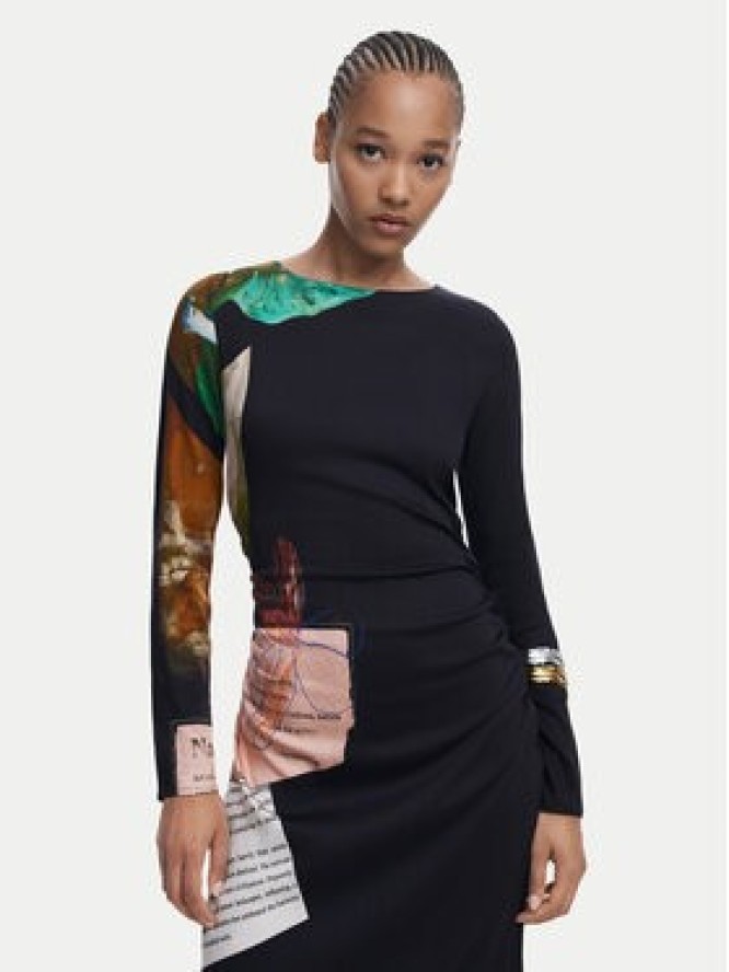 Desigual Sukienka codzienna Fiona 25WWVW08 Czarny Slim Fit