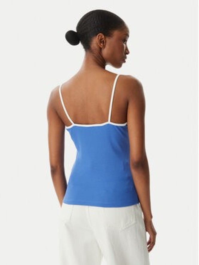 Tommy Jeans Top DW0DW22261 Niebieski Slim Fit