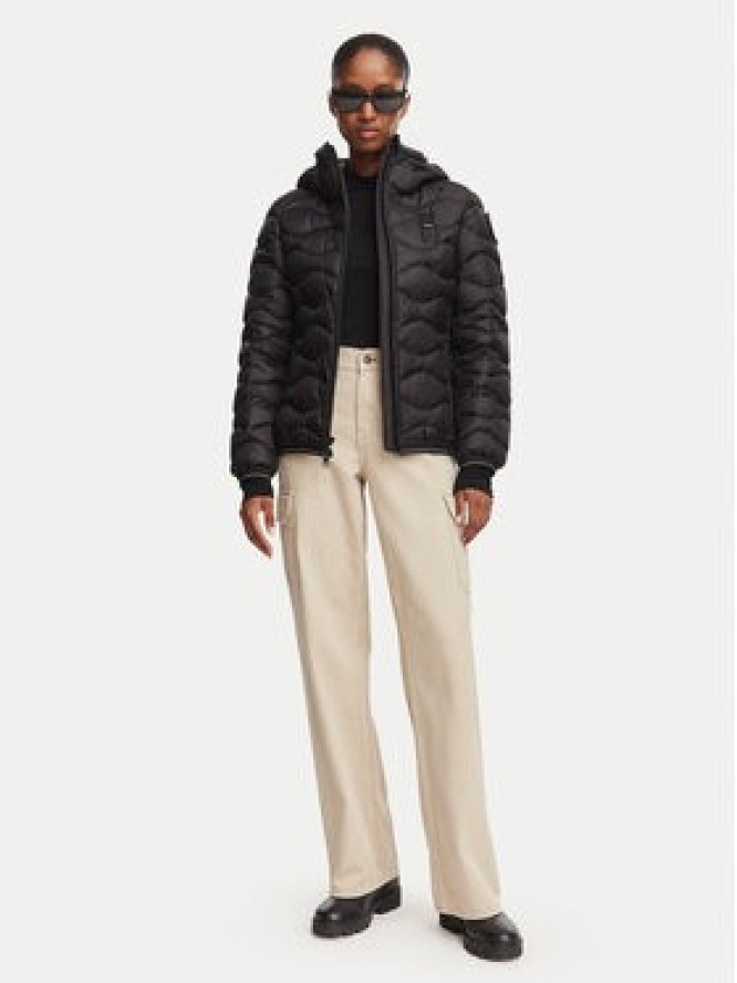 Blauer Kurtka zimowa Camelia 26WBLDC03033 Czarny Regular Fit