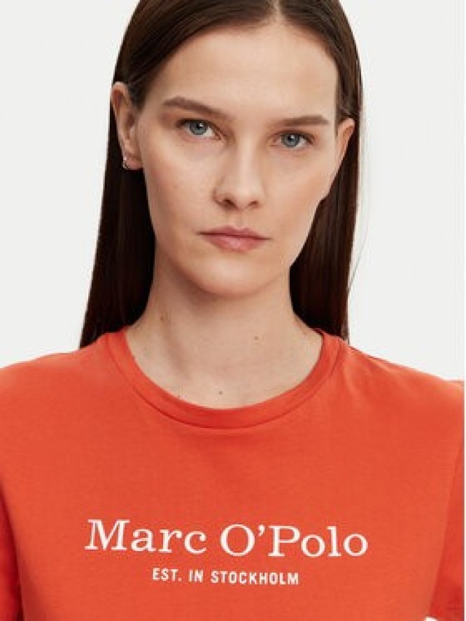 Marc O'Polo T-Shirt 502 2293 51055 Czerwony Regular Fit