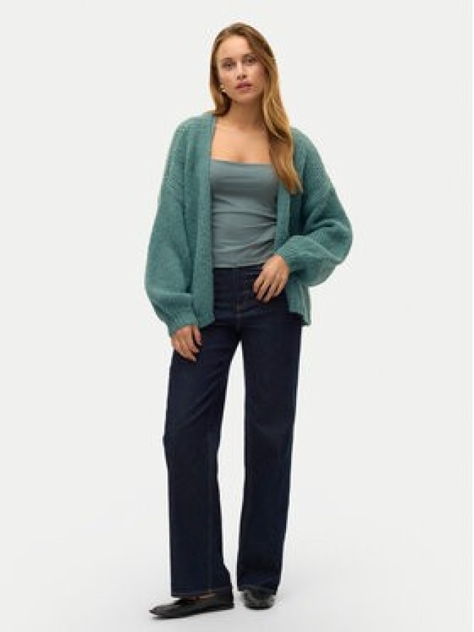 Vero Moda Kardigan Maybe 10273101 Zielony Oversize